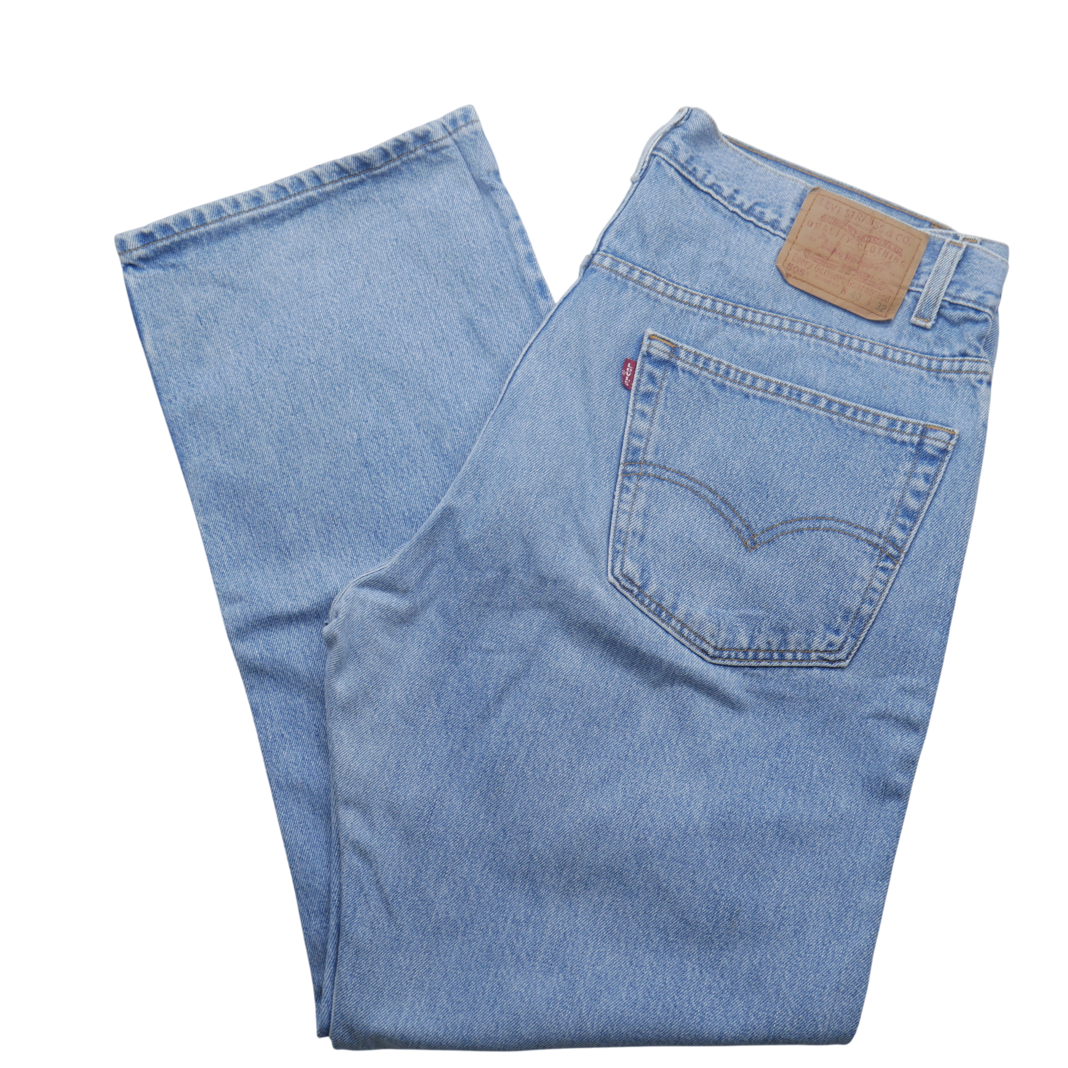 Vintage Levi's 505 Jeans Mens 38x32 Blue Denim Regular Fit Y2K